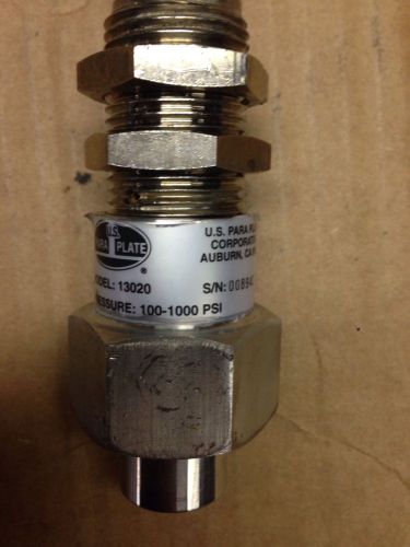 US Paraplate 13020 pressure regulator