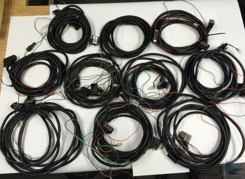 Lot of 10 used motorola hkn4356b spectra radio remote cables for sale
