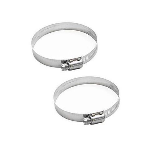 Pair (x2) breeze all stainless steel hose clamp 3 9/16&#034; - 4 1/2&#034; (91mm - 114mm) for sale