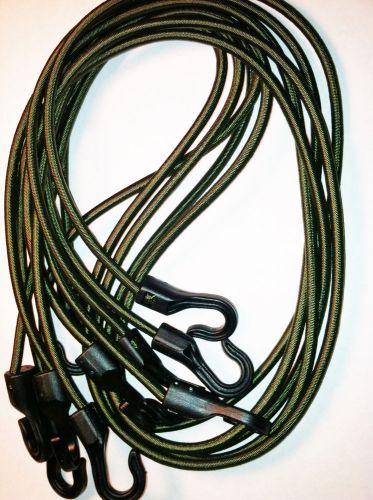 5 od green tactical bungee cords lightweight usa made for sale