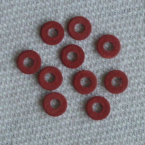 C 100x round fibra washer 6 x 2.6 x 0.8mm for insulation cushion 6mm e for sale