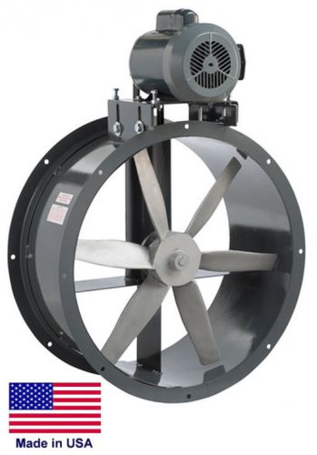 Tube axial duct fan - belt drive - 42&#034; - 5 hp - 208-230/460v - 26,900 cfm for sale