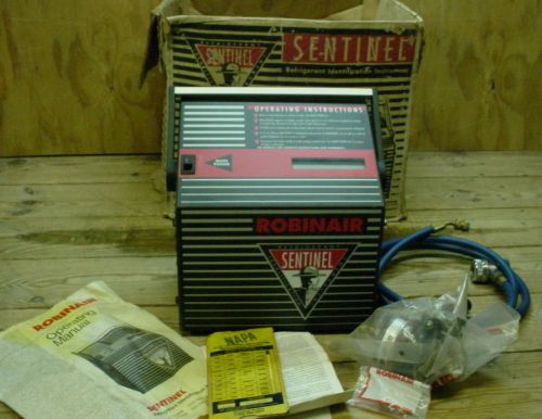 Robinair sentinel refridgerant identification tool model 14780b in original box for sale