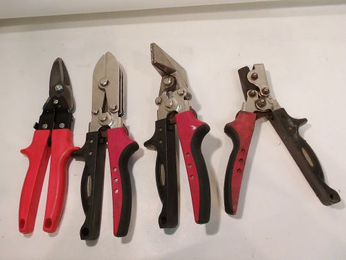 Assorted lot of malco sheet metal tools crimpers, snips, seamer, snap lock punch for sale