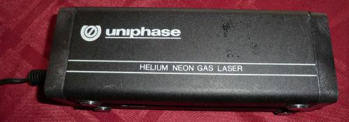3(THREE) UNIPHASE HELIUM NEON GAS LASER MODEL 1507P-0   TESTED AND WORKING FINE!