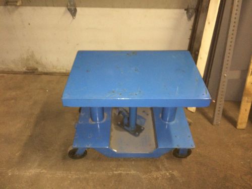 Lexco die truck, foot pedal pump table #2000lb capacity for sale