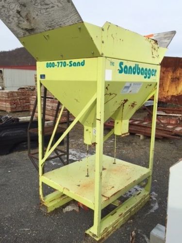 The sandbagger corp. / gravity fed 2 chute / just bag it / sand bagging machine for sale