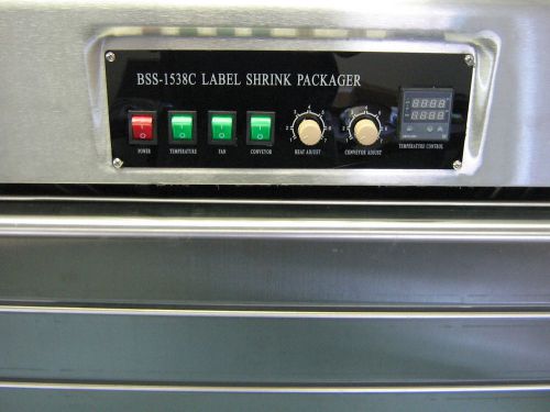 Bs1538 thermal label shrinks machine 220volt choice of models b, c, d for sale