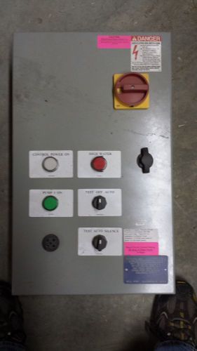 Weil Simplex Pump Control Box Panel