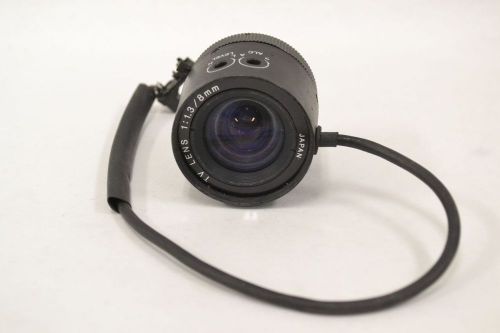 CCTV 2-1248 CAMERA ZOOM TELEVISION TV LENS 1:1.3 8MM WIDE ANGLE B328542