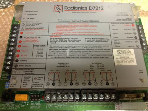 Radionics D7212 panel