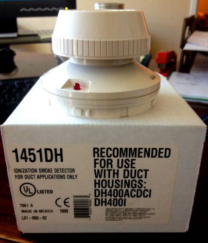 SYSTEM SENSOR 1451DH IONIZATION SMOKE DETECTOR FOR DUCT APPLICATIONS ONLY