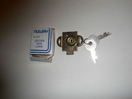 LETTER BOX LOCK NEW OLD TYPE NUMBER 919 WITH 2 KEYS