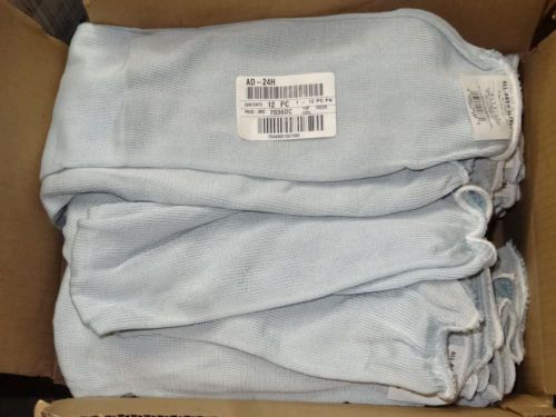 12pc Wells Lamont ALL-DAY 24&#034; Cut Resistant Sleeves AD-24H Thumbhole, Blue 05768
