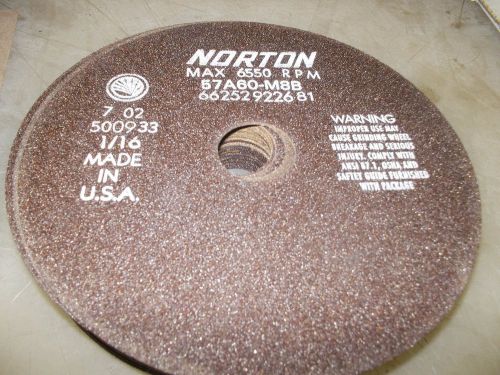 Norton 57A60-M8B 662529222681 cut off wheel 7 1/4 inch lot of 23