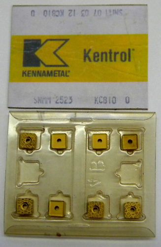 8 kennametal carbide snmm 2523 5/16 drill inserts 90 degree pin and clamp nos for sale