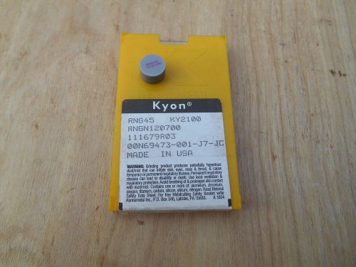 KENNAMETAL KY2100 ,RNG45 INSERTS , 7 INSERTS