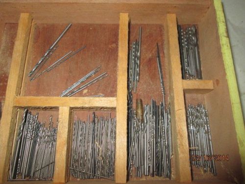Machinist tools lathe mill large lot of micro small drills for pocher sherline for sale