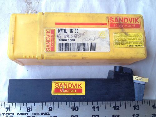 Machinist lathe cutting tool sandvik #mvtnl 16 3d *unused in original packaging for sale