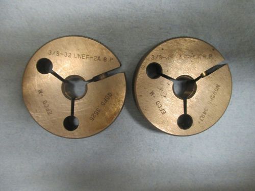 3/8 32 UNEF 2A BEFORE PLATE / PLATING THREAD RING GAGE .375 P.D.&#039;S .3525 &amp; .3497