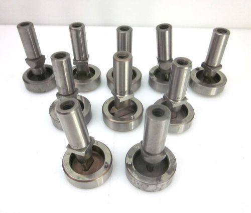 10 oval punch &amp; die set mate shaft:.625&#034; die:1.562&#034; .234&#034; x .625&#034; punch press for sale