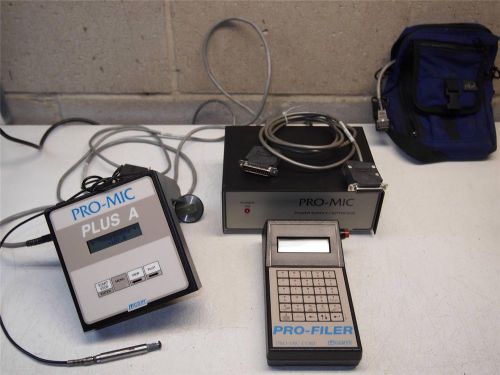 Pro-mic plus a roll measurement system with power supply &amp; pro-filer for sale
