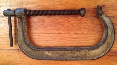 Chicago armstrong 8&#034; c-clamp (no. 408) 4&#034; throat depth for sale