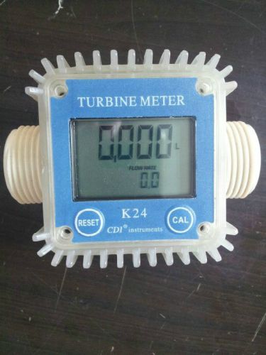 Turbine digital diesel fuel flow meter for chemicals,water random color for sale