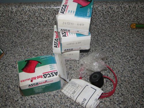 LOT OF FOUR ASCO 103833-018D  COILS  -NEW AND UNUSED
