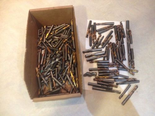 Scrap Solid Carbide End Mills And Drills 1/2&#034; And Smaller 20 Pounds