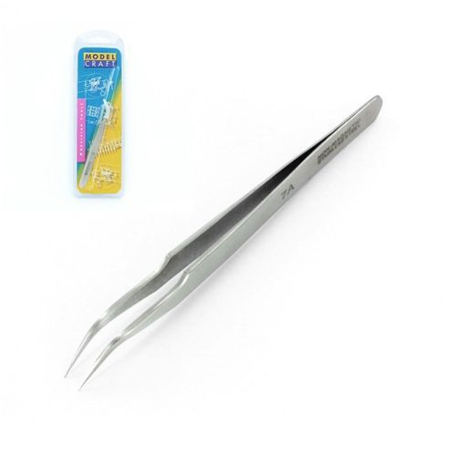 115 Mm #7 Tweezers Stainless Steel Extra Fine Curved Anti-Magnetic Anti-Acid