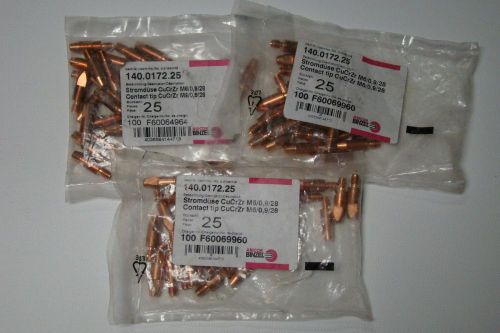 Abicor Binzel Contact Torch Tips M6/0,9/28 140.0172.25 (75 Tips)