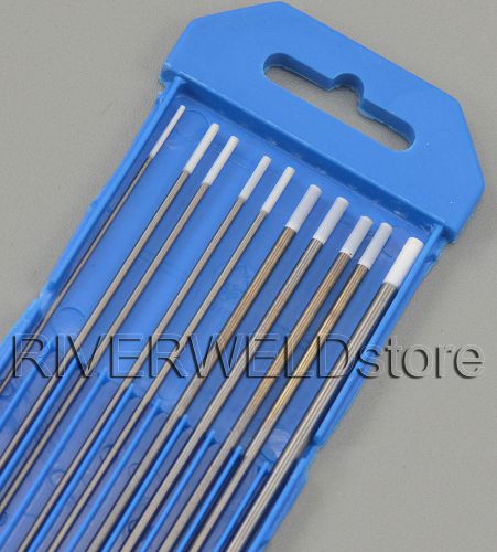0.8% zirconiated wz8 tig tungsten electrode assorted size 040,1/16,3/32,1/8,10pk for sale
