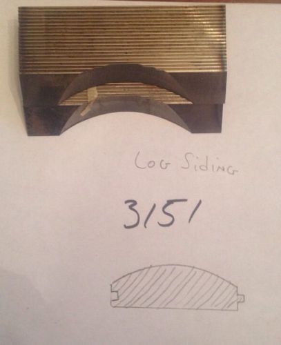 Lot 3151 Casing Moulding Weinig / WKW Corrugated Knives Shaper Moulder