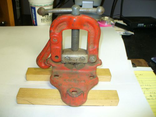 Rigid pipe vise no 20 -1/8&#034; to 1 1/4&#034;/used/vgc/ridge tool co/elyria, oh for sale