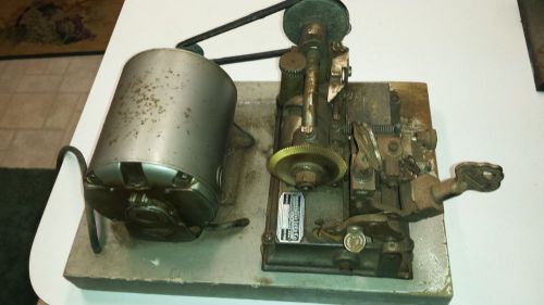 Vintage Metal Cutting Machine Independent Lock Company