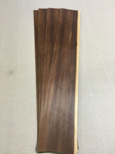 Wood Veneer Fumed Larch 4x29 16pcs total Raw Veneer  &#034;EXOTIC&#034;  FL1 10-17