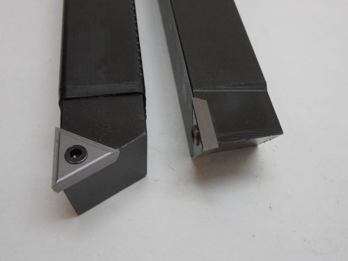 2 pc right &amp; left indexable lathe tool holders 1&#034; x 1&#034; shank interstate al-16 for sale