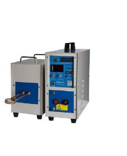 High quality 15kw 30~100khz dual station induction heater furnace fast shipping for sale