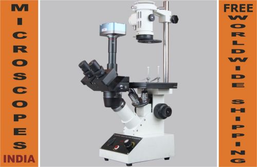 600x LWD Inverted Tissue Culture Medical Microscope w Fast USB Camera HLS EHS