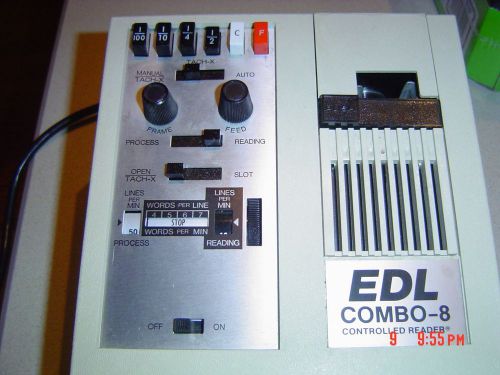 Mc Graw Hill EDL COMBO-8 CONTROLLED READER AND  EDL FILMSTIKS D-F