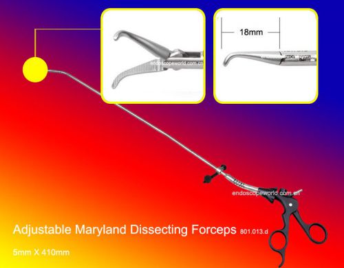 Brand New Adjustable Maryland Dissecting Forceps Laparoscopy