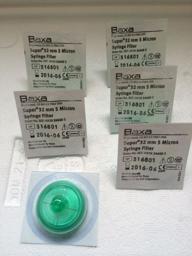 Baxa 32mm 5 micron syringe filter for sale