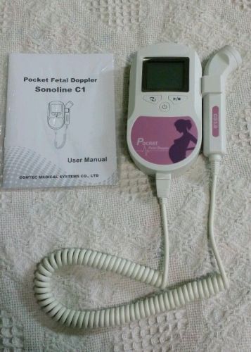 Fetal doppler,Prenatal heart Baby sound Monitor,3M probe Sonoline C1