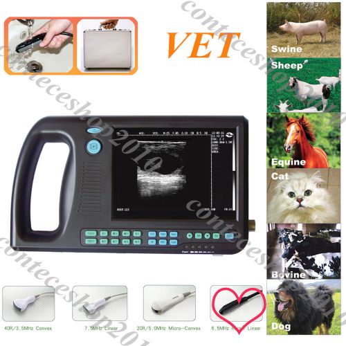 Auction!!! vet  handheld b ultosound scanner cms600s+7.5mhz endorectal probe for sale