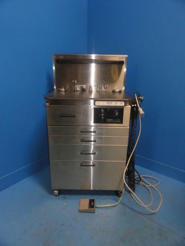 Global Surgical SMR Maxi 160000 ENT Cabinet W/ Granite Top Light Source Suction