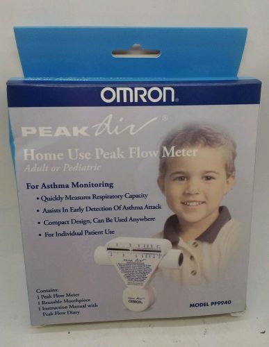 Omron Peak Air Peak Flow Meter Asthma Monitor, PF9940