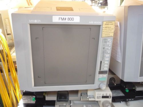 Minolta ms 6000 microfiche-exc. condition-2 x  scsi ports (item #1509/teh) for sale