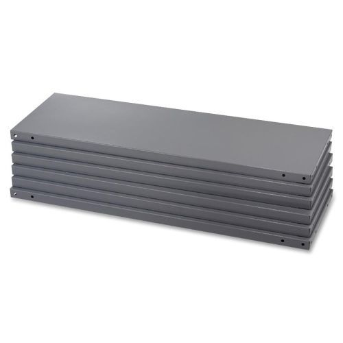 Heavy-Duty Industrial Steel Shelving, Six-Shelf, 36w x 12d, Dark Gray
