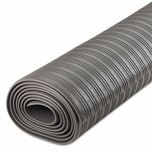 Crown ribbed anti-fatigue mat, vinyl, 36 x 120, gray (cwnfl3610gy) for sale